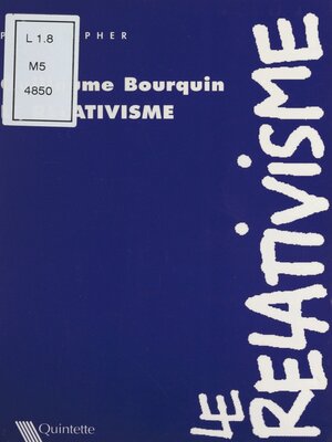 cover image of Le relativisme